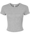 BL1010 1010 Bella Ladies Micro Rib Baby T-Shirt Athletic Heather colour image